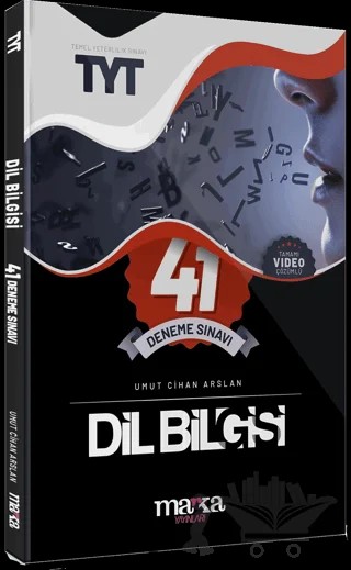 2025 TYT Dil Bilgisi Tamamı Video Çözümlü 41 Deneme – Umut Cihan Arslan – Marka Yayınları kitap kapağı