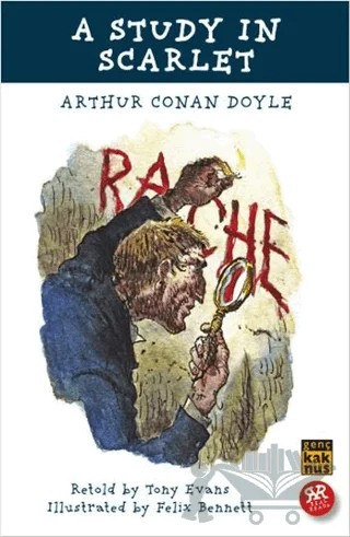 A Study in Scarlet – Sir Arthur Conan Doyle – Kaknüs Genç kitap kapağı