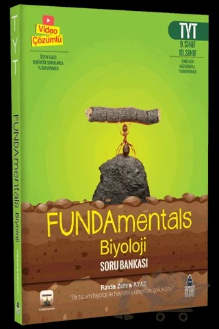 TYT Fundamentals Biyoloji Soru Bankası – Funda Zehra Ayaz – Tonguç Akademi kitap kapağı
