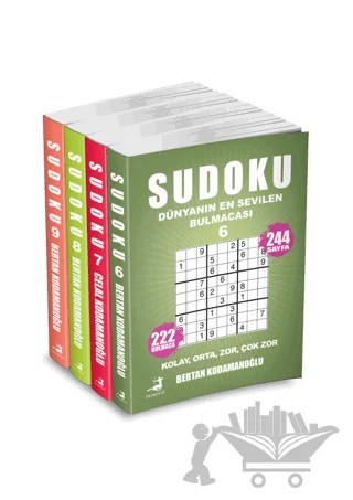 Sudoku 4 Kitap Set – Kolektif – Olimpos Yayınları kitap kapağı