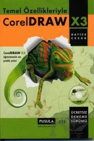 Corel Draw X3 – Hatice Cesur – Pusula Yayıncılık kitap kapağı