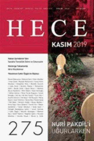 Hece Aylık Edebiyat Dergisi Sayı: 275 Kasım 2019 – Hece Dergisi kitap kapağı