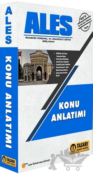 2019 ALES Konu Anlatımı – Kolektif – Tasarı Eğitim Yayınları kitap kapağı