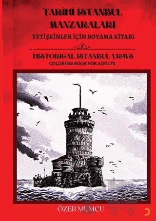Tarihi İstanbul Manzaraları-Yetişkinler için Boyama Kitabı – Özer Mumcu – Cinius Yayınları kitap kapağı