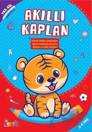 Akıllı Kaplan - Yaz-Sil Kalemli – Kolektif – Bıcırık Yayınları kitap kapağı