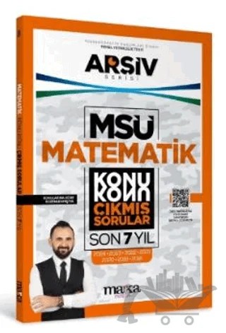 MSÜ Matematik Konu Konu Çıkmış Sorular Son 7 Yıl – Kollektif – Marka Yayınları kitap kapağı