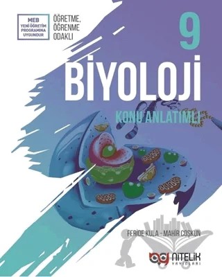 Nitelik 9. Sınıf Biyoloji Konu Anlatımlı – Feride Kula, Mahir Coşkun – Nitelik Yayınları - Bayilik kitap kapağı