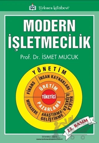 Modern İşletmecilik – İsmet Mucuk – Türkmen Kitabevi kitap kapağı