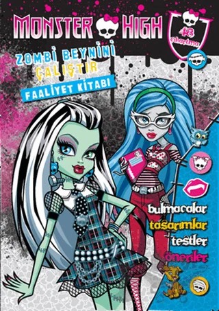 Monster High: Zombi Beynini Çalıştır – Kolektif – Doğan Egmont Yayıncılık kitap kapağı