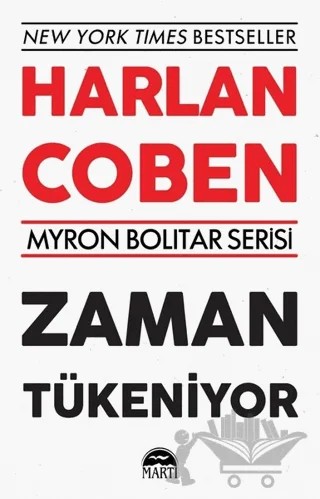 Zaman Tükeniyor - Myron Bolitar Serisi – Harlen Coben – Martı Yayınları kitap kapağı