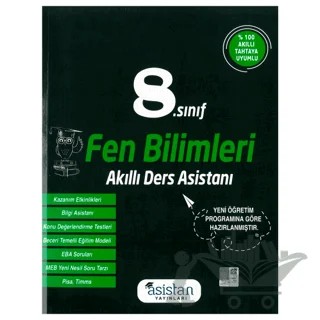 8. Sınıf Fen Bilgisi Akıllı Ders Asistanı – Kolektif – Asistan Yayınları kitap kapağı