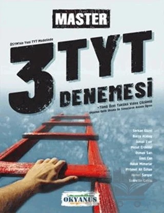TYT Master 3 Deneme – Ahmet Sarıyar – Okyanus Yayınları kitap kapağı