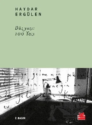 Düzyazı: 100 Yazı – Haydar Ergülen – Kırmızı Kedi Yayınevi kitap kapağı