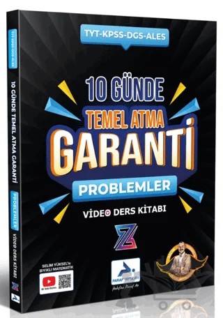 10 Günde Temel Atma PROBLEMLER Garanti - Bıyıklı Matematik - Paraf Z Takımı – Kolektif – Paraf Yayınları kitap kapağı