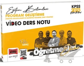 Yargı Yayınları 2023 KPSS Eğitim Bilimleri Öğretmenler Ekibi Program Geliştirme - Öğretim Teknolojileri ve Materyal Tasarımı - Sınıf Yönetimi Video Ders Notları – Fatih Genç – Yargı Yayınevi kitap kapağı