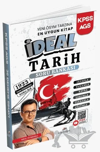 2027 KPSS MEB-AGS İdeal Tarih Tamamı PDF Çözümlü Soru Bankası – Birol Yetimoğlu – Dizgi Kitap kitap kapağı