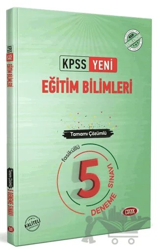 KPSS Eğitim Bilimleri Tamamı Çözümlü 5 Deneme Sınavı – Kolektif – Data Yayınları kitap kapağı
