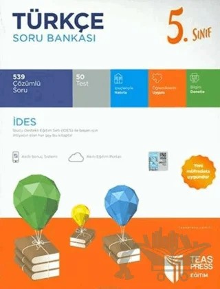 5. Sınıf İDES Türkçe Soru Bankası – Kolektif – Teas Press kitap kapağı