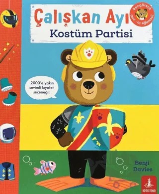 Çalışkan Ayı Kostüm Partisi – Benji Davies – Büyülü Fener Yayınları kitap kapağı