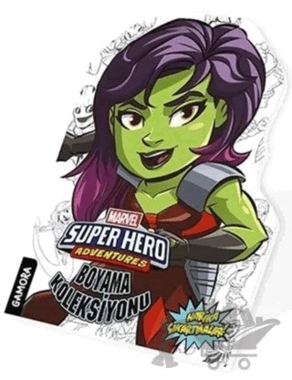 Gamora - Marvel Süper Kahramanlar Boyama Koleksiyonu – Kolektif – Beta Kids kitap kapağı