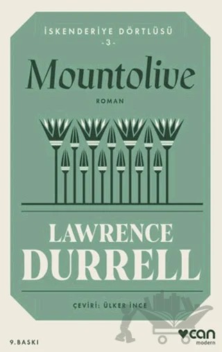 Mountolive - İskenderiye Dörtlüsü 3 – Lawrence Durrell – Can Yayınları kitap kapağı