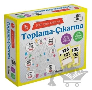 Toplama Çıkarma 9 Yaş Dört İşlem Kartlar – Kolektif – Teleskop Popüler Bilim kitap kapağı