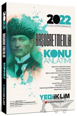 2022 MEB Öğretmenlik Kariyer Basamakları Başöğretmenlik Konu Anlatımı – Kolektif – Yediiklim Yayınları kitap kapağı