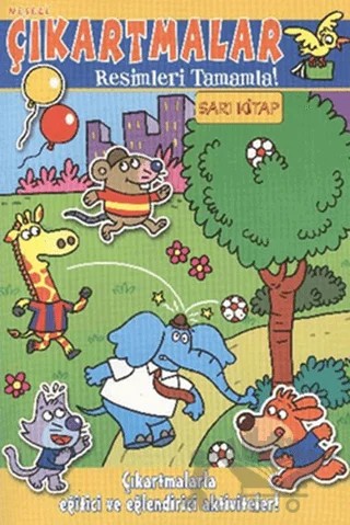 Neşeli Çıkartmalar - Sarı Kitap – Kolektif – Parıltı Yayınları kitap kapağı