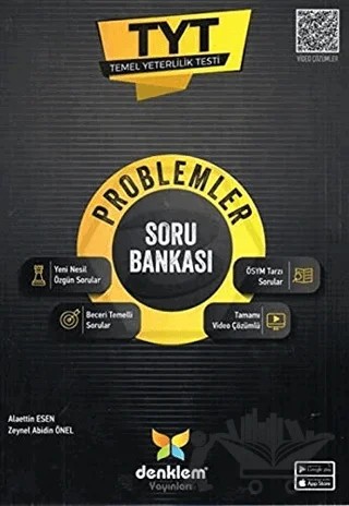 2021 TYT Problemler Soru Bankası – Alaettin Esen, Zeynel Abidin Önel – Denklem Yayınları kitap kapağı