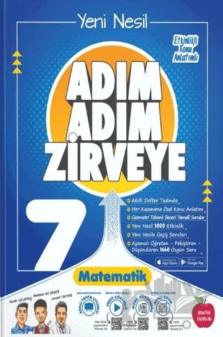 7. Sınıf Adım Adım Matematik Soru Bankası – Kerim Uzuntaş, Mehmet Ali Demir, Levent Tayyar – Newton Yayınları kitap kapağı