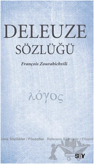 Deleuze Sözlüğü – François Zourabichvili – Say Yayınları kitap kapağı