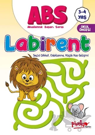 ABS 3-4 Yaş Labirent – Buçe Dayı – Pinokyo Yayınları kitap kapağı
