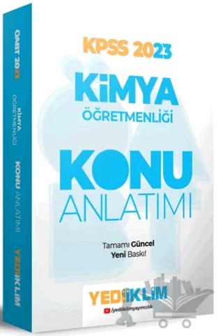 2023 ÖABT Kimya Öğretmenliği Konu Anlatımı – Kolektif – Yediiklim Yayınları kitap kapağı