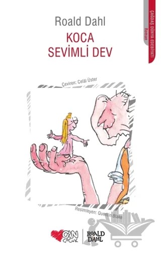 Koca Sevimli Dev – Roald Dahl – Can Çocuk Yayınları kitap kapağı