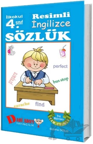 4. Sınıf Resimli İngilizce Sözlük – Sabiha Dolu – Dahi Adam Yayıncılık kitap kapağı