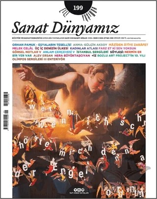 Sanat Dünyamız 199 / Mart-Nisan 2024 – Yapı Kredi Yayınları kitap kapağı