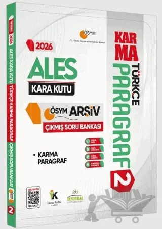 2026 ALES Türkçenin Kara Kutusu Paragraf 2 Karma ÖSYM Çıkmış Soru Bankası Konu Özetli Dijital Çözümlü – Kolektif – Karakutu Yayın kitap kapağı
