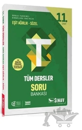 11. Sınıf Tüm Dersler Eşit Ağırlık Sözel Soru Bankası – Kolektif – Sınav Yayınları kitap kapağı