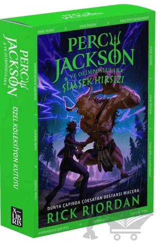 Percy Jackson ve Olimposlular Şimşek Hırsızı (Özel Koleksiyon Kutusu) – Rick Riordan – XLIBRIS kitap kapağı