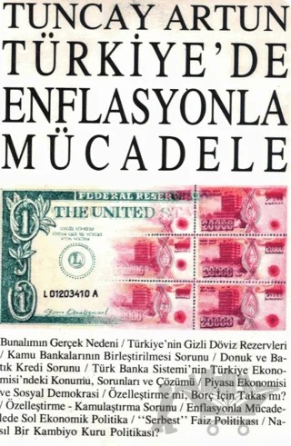 Türkiye’de Enflasyonla Mücadele – Tuncay Artun – Tekin Yayınevi kitap kapağı