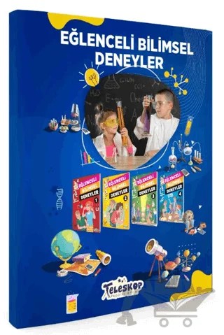 Eğlenceli Bilimsel Deneyler Serisi (4 Kitap) – Kolektif – Teleskop Popüler Bilim kitap kapağı