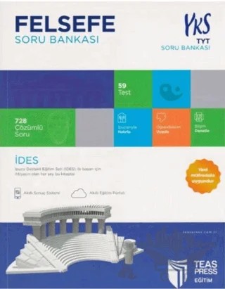 TYT Felsefe İdes Soru Bankası – Kolektif – Teas Press kitap kapağı