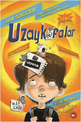 Uzaykafalar 1 Kitap – Francesco Sedita, Jon Scieszka – Beyaz Balina Yayınları kitap kapağı