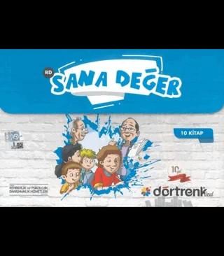 Dörtrenk Sana Değer 10 kitap – Kolektif – Dört Renk Yayınları kitap kapağı