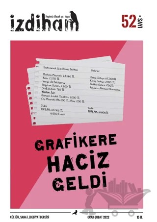 İzdiham Dergisi Sayı: 52 Ocak Şubat 2022 – İzdiham Dergisi kitap kapağı