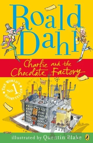 Charlie and the Chocolate Factory – Roald Dahl – Puffin Books kitap kapağı