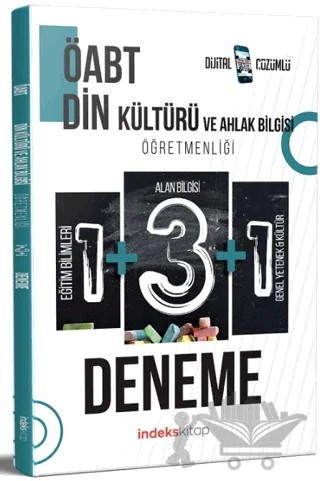 2022 ÖABT Din Kültürü Öğretmenliği 5 Deneme Dijital Çözümlü – Kolektif – İndeks Akademi Yayıncılık kitap kapağı