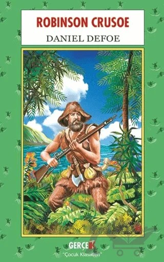 Robinson Crusoe – Daniel Defoe – Gerçek Kitap kitap kapağı
