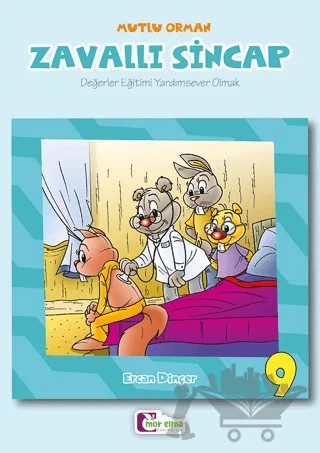 Mutlu Orman Zavallı Sincap – Ercan Dinçer – Mor Elma Yayıncılık kitap kapağı