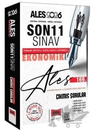 2026 ALES Ekonomik Seri Son 11 Sınav Çıkmış Sorular (13 Nisan 2025 Sınavı Dahil) – Kollektif – Yargı Yayınevi kitap kapağı